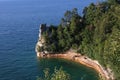 MinersÃ¢â¬â¢s Castle Pictured Rocks Royalty Free Stock Photo